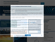 Tablet Screenshot of europe.standardlifeinvestments.com