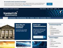 Tablet Screenshot of de.standardlifeinvestments.com