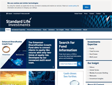 Tablet Screenshot of ireland.standardlifeinvestments.com
